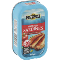 Photo of Deep Cove Sardines In Tomato Sauce 125g