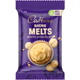 Photo of Cadbury Baking Melts White Chocolate