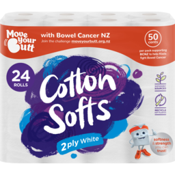 Photo of Cottonsoft Toilet Tissue Softly White Family Pack 24 Roll 