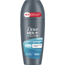 Photo of Dove Men+Care Antiperspirant Roll On Clean Comfort 50 Ml