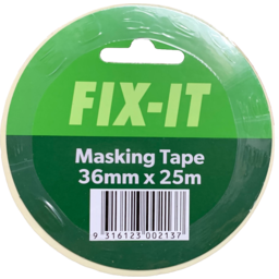 Photo of Fix-It Today Masking Tape 36mmx25m Each