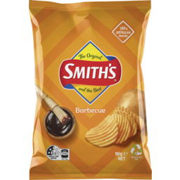 Photo of Smith's Crinkle Cut BBQ Potato Chips 90g