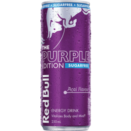Photo of Red Bull The Purple Edition Sugarfree Acai Flavour Energy Drink Can 250ml