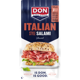 Photo of Don Italian Style Salami Thinly Sliced Gluten Free 160g