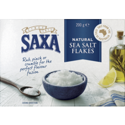 Photo of Saxa® Natural Sea Salt Flakes 200g