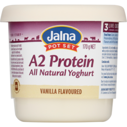 Photo of Jalna A2 Protein Vanilla Yoghurt 170g