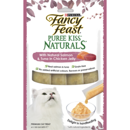 Photo of Fancy Feast Ff Puree Kiss Naturals Natural Salmon & Tuna In Chicken Jelly