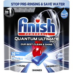 Photo of Finish Quantum Ultimate Pro Dishwashing Tablets Fresh Burst 16 Pack