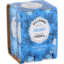 Photo of Billson's Vodka With Creamy 4x355ml