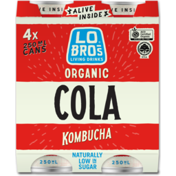 Photo of Lo Bros Cola Soda 250ml 4pk