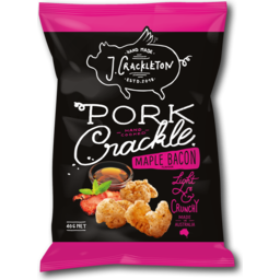Photo of J Crackleton Pork Crackle Maple Bacon