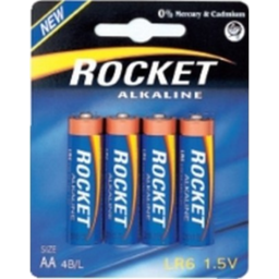 Photo of Rocket Alkaline Zenith Aa 4pk