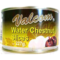 Photo of Valcom Water Chestnuts Sliced 227g