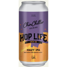 Photo of ChinChiller Brewing Hop Life Hazy IPA 440ml