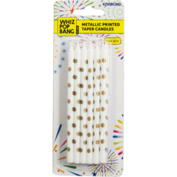 Photo of Candle Metallic Taper 12 Pack