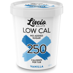 Photo of Liscio Low Calorie Vanilla Gelato 500ml