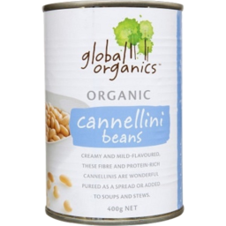Photo of Global Org Beans Cannellini 400gm