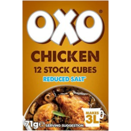Photo of Oxo Stock Cubes Chicken Reduced Salt 12 Pack