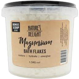 Photo of Nature's Delight Magnesium Bath Flakes