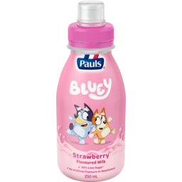 Photo of Pauls Bluey Kids Strawberry Flavoured Milk 250ml 250ml