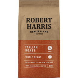 Photo of Robert Harris Coffee Italian Roast Beans 200g