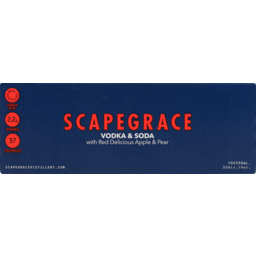 Photo of Scapegrace Vodka Apple & Pear Cans