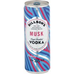 Photo of Billson's Vodka With Musk 355ml 