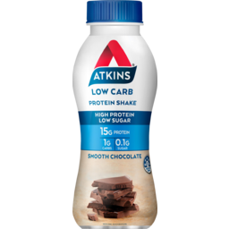 Photo of Atkins Low Carb Protein Shake Smooth Chocolate 330ml
