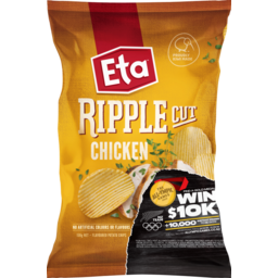 Photo of Eta Potato Chips Ripple Cut Chicken 150g