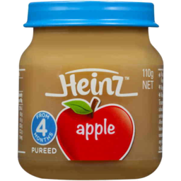 Photo of 	Heinz® Apple Baby Food Jar 4+ months 110g