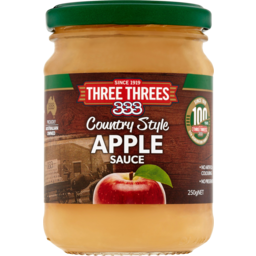 Photo of Three Threes Country Style Apple Sauce 250g