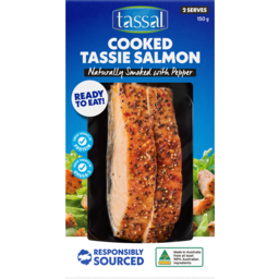 Photo of Tassal Salmon Hot Smoked Pepper 150gm
