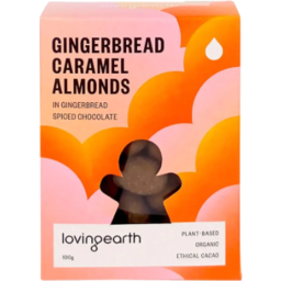Photo of Loving Earth Gingerbread Caramel Almonds 100gm