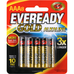 Photo of Eveready Gold Alkaline Aaa Batteries 8 Pack