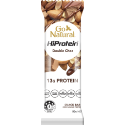 Photo of Go Natural Hi Protein Double Choc Bar 50g
