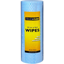 Photo of Black & Gold Household Wipes Roll 50pk