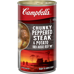 Photo of Campbell's Chunky Soup Peppered Steak & Potato 505g
