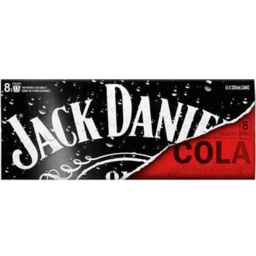 Photo of Jack Dans & Cola Can 8x330ml