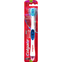 Photo of Colgate Optic White Power Medium Toothbrush With Vibrating & Polishing Bristles Single
