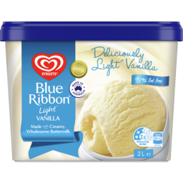 Photo of Streets Blue Ribbon Light Vanilla Ice Cream 2l