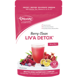 Photo of MORLIFE Berry Clean Liva Detox Berry Elixir