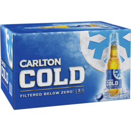 Photo of Carlton Draught Carlton Cold 24 X 355ml Bottles 24.0x355ml