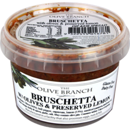 Photo of Olive Branch Bruschetta Olive & Lemon 250g