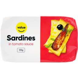 Photo of Value Sardines In Tomato Sauce 125g