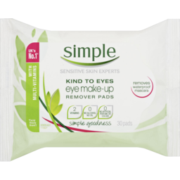 Photo of Simple Eye Make Up Remover Pads 30