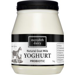 Photo of Meredith Dairy Natural Goat Milk Yoghurt Probiotic 1kg