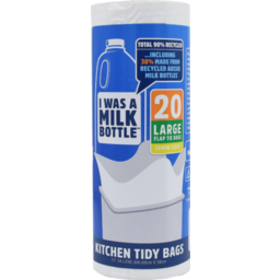 Photo of I Was A Milk Bottle Kitchen Tidy Bags Large 20pk