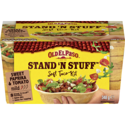 Photo of Old El Paso Mild Stand N Stuff Soft Taco Kit 8 Pack 348g