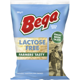 Photo of Bega Farmers' Tasty Grated Cheese Lactose Free 300g