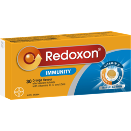 Photo of Redoxon Immunity Vitamin C, D And Zinc Orange Flavoured Effervescent Tablets 30 Pack